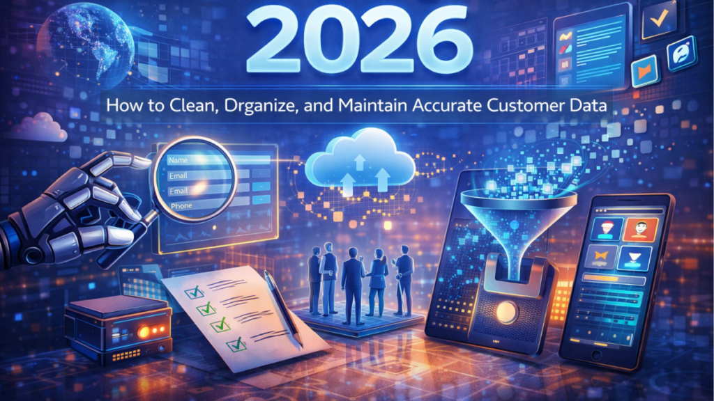 How to Clean, Organize, and Maintain Accurate Customer Data